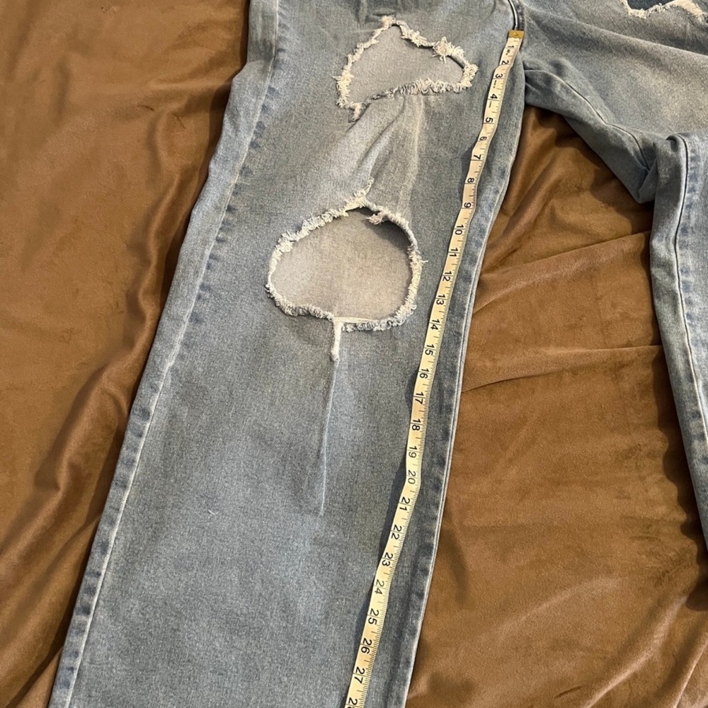 Indigo Rein Skater Distressed Jeans
